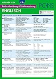 PONS Rechtschreibung und Zeichensetzung auf einen Blick Englisch: Kompakte Übersicht: Schreiben lernen (PONS Auf einen Blick)