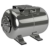 AWM AM-HWW-E24 Hauswasserwerk Druckkessel 24L Membrankessel Edelstahl Ausdehnungsgefäß Druckb