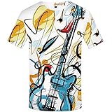 3D T-Shirt Männer Psychedelic T-Shirt Galaxy Nebula Print T-Shirt Quallen Hip Hop Herrenbekleidung Lustige T-Shirts Sommer Tops-XXXL