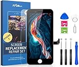 FLYLINKTECH Für iPhone 7 Display Schwarz, LCD 3D Touchscreen Digitizer Assembly mit Werkzeuge und Displayschutzfolie Für iPhone 7 Schwarz 4.7'