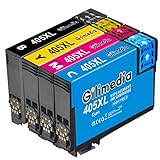 Gilimedia 405XL Druckerpatronen für Epson 405XL 405 XL Multipack für Epson Workforce Pro WF-4830DTWF WF-4825 DTWF WF-3820 DTWF WF-4820 DTWF WF-3825 DTWF (1 Schwarz 1 Cyan 1 Magenta 1 Gelb)