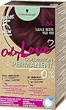 Only Love Coloration 6.84 Dunkle Beere Stufe 3 (143 ml), schonende, permanente Haarfarbe, lebendige & intensive Farben mit einer perfekten Grauabdeckung