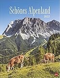 Schönes Alpenland - Kalender 2022 - Heye-Verlag - Posterkalender mit wundervollen Berglandschaften und Platz zum Eintragen - Wandkalender - 34 cm x 44