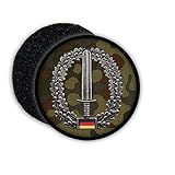 Copytec Patch BW Kommando Spezialkräfte KSK Barett Abzeichen Einheit Bundeswehr Patch Tarnung Schwert #20864