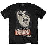 T-Shirt # L Black Femmina # the Demon Rock