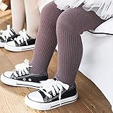 Alliwa Baby? Kinder Mädchen Strumpfhose Strickstrumpfhose Anti-Rutsch Rutschfest Stoppersocken Baumwolle Einfarbig Baby-Strumpfhosen, Hoher Baumw