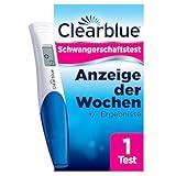 Clearblue Schwangerschaftsfrühtest mit Wochenbestimmung und eindeutigen digitalen Ergebnissen, 1 digitaler T