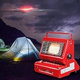 Yinleader Gasheizung Keramik Outdoor Zelt RV Camping Keramikbrenner (red)