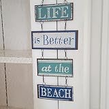 from Then to Now Dekoschild 'Life Is Better At The Beach', Vintage-Design, M