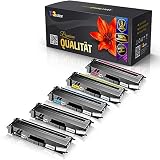 5X 123Color Tonerkartuschen kompatibel für Brother DCP-L8400 CDN DCP-L8450 CDW TN-326 TN 326 TN326 Schwarz Blau Rot Gelb - Office Line S