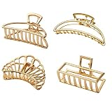 Große Haar Klaue Clips Haarspange Zum Fixieren Des Haares Metall Haarklammern Haar Pin Spangen Starke Haarklammer Metall Haarspange Claw Clips Große Metall Haarklammer Damen Für Frauen Und M