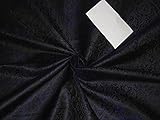 Seidenbrokat-Stoff, Königsblau, X Schwarz, 91,4 cm, Meterware - Hobbys, Heimdekoration, Nähen, Mode, Puppenkleid, Einrichtung, Innenausstattung
