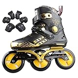 Inline-skates Für Frauen, Outdoor-inline-skates Für Erwachsene Mit Schutzausrüstung, Professionelle Rennsport-geschwindigkeits-skates(Size:9/(27CM)/43)