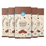 Amazon-Marke: Happy Belly Frühstückskekse mit Schokoladenstückchen und Getreide, 5-er Pack x 300g