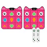 WANGT Tanzmatte, Tanzmatten für Kinder Tanzmatte für Tänzer Kinder Tanzmatte Tanzmatte für TV Doppeltanzmatte Tanzmatte Spiel Fitness Dance Mat,B