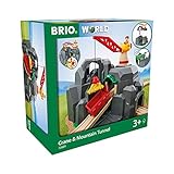 BRIO World 33889 Große Goldmine mit Sound-Tunnel – Zubehör für die BRIO Holzeisenbahn – Kleinkinderspielzeug empfohlen für Kinder ab 3 J