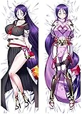 Zrtfreo Fate/Grand Order/Zero 3D Doppelseitig hohe Auflösung-Anime-Muster drucken Umarmt Manga Kissenbezug 160x50cm(62.9inx19.6in)