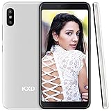 Android 4G Handy Smartphone ohne Vertrag KXD 6C, Günstig mit Dual SIM, 16GB Speicher (128 GB erweiterbar), Mobile Phone 5,5 Zoll IPS Display 8MP Kameras 3 in 1 Steckplatz, Global V