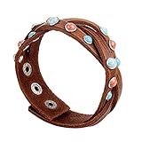 chiwanji Handgemachtes Geflochtenes Ledergürtel Armband Armband Armreif Armb