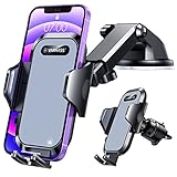 VANMASS Handyhalterung fürs Auto, universal, Freisprecheinrichtung, Armaturenbrett, Windschutzscheibe, Lüftungsschlitz, langlebig, Haken Clip, kompatibel für iPhone 13, 12, 11, Pro Max X, SE 8, 7