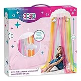 Drei Cheers for Girls – Regenbogen Heller Baldachin – Regenbogen Betthimmel für Mädchen – Hängendes Netz für Betten, Stühle und Leseecken – 20,3 cm Höhe & 61 cm Durchmesser – für Kinder ab 6 J