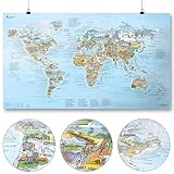 Wander Weltkarte | AWESOME MAPS | Entdecke die 300 schönsten Wanderwege der W