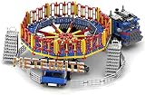 Fairground Meteorite Ride Bricks Modell Kompatibel mit Lego Roller Coaster 10261, MOC DIY Construction Collection Building Toy, MOC-80218 (2062 Teile) (Dynamic Version (mit Motor Set))