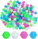 AIlysa 72 Stück Bunten Fahrradspeichen-Dekorationen, Fahrrad-Clip, Speichenklicker Speichenclips Speichenreflektoren Kinder Fahrrad Zubehör, Fahrrad Rad Speichen Perlen (Leucht-Perlen)