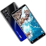 Smartphone ohne Vertrag Android 7.0 Quad-Core Handy Dual-SIM 1GB+4GB 3in1 Kartensteckplatz 5,0 Zoll Bildschirm Rückseite 4 Kamera mit 5MP Makro-Objektiv (Schwarz)