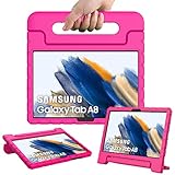 Surom Kinder-Hülle für Samsung Galaxy Tab A8 10,5 Zoll 2022 (SM-X200/X205), stoßfest, leicht, wandelbar, mit Griff, Standfunktion, Schutzhülle für Samsung Galaxy Tab A8 10,5 Zoll 2022, R