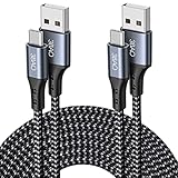 USB C Kabel 2 Packungen 1M 2M USB Typ C Schnellladekabel Nylon g