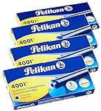 Pelikan 330894 Tintenpatronen 4001 königsblau, 4 Etui´S mit 5 Groß