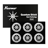 Naomo Strahlenschutz Aufkleber für Handy, Strahlung Abschirmung, Quantenschild, EMF Blocker für Alle Elektronik Geräte (6 Pcs, Silber)