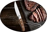 Topkapi Gourmet-Küche 451.401: 6-TLG Steakmesser XL Anaconda, Messer aus rostfreiem Spezialstahl mit gezahnter Klinge, exzellent für Steak, Länge ~26 cm (Anaconda (Braun))