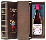 Wein Geschenk CAMINO DE CABRAS | Spanische wein geschenkbox | Wein Geschenkset Mencia Ribeira Sacra (1 x 0.75 l) | Delikatessen von Galicien | Geschenke für Männer und Frauen Gourmet rotw