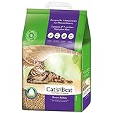 Cats Best Smart Pellets Katzenstreu, 20 l, geruchlos, antibakteriell, Einweg-und hypoallergenes Hygiene-Granulat mit Geruchskontrolle, kombiniert mit 4 Trixie-Noppen-Spielzeugb