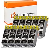 Bubprint Kompatibel Druckerpatronen als Ersatz für Canon PGI-525PGBK PGI 525BK für Pixma IP4850 IP4950 IX6550 MG5150 MG5250 MG5350 MG6150 MG6250 MG8150 MG8250 10er-Pack