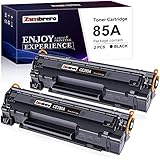 Zambrero CE285A Schwarz Toner Ersatz für CE285A 85A Toner für Laserjet Pro P1102W P1102 P1108 P1100 P1005 P1006 M1217nfw M1212nf M1132 M1130 M1213nf M1134 M1136 (2 Schwarz)