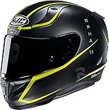 HJC Unisex-Adult RPHA11 Jarban Motorradhelm, schwarz gelb, M