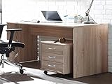 möbelando Schreibtisch Bürotisch Computertisch Arbeitstisch Tisch Büromöbel Olli I Sonoma-E