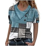 YJUU Blusenraffer Wikinger Tunika Blusen Longblusen Und Tun Leinen Ausgefallene Oberteile Kleid Hemdblusenkleid Tops Blusenstoff Tunikas Für Bluse Lang Oberteile MäD