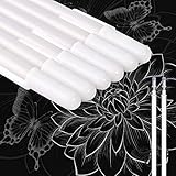 Gelstifte Weiß 8 Stück - Eokeey 0,8mm Gelstift Weiss zum Zeichnen Highlights,Künstler Fineliner Weißer Gel Stift für Dunkle Papiere,Sk