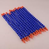 Yanyan Mayali 12 Stück 1/4 Zoll 300 mm Kunststoff Flexible Wasseröl Kühlmittel Rohr Schlauch Runde Düse Fit für CNC-Maschinen Drehmaschine Fräsen Kü
