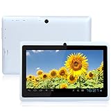 Tiptiper Q88H 7 Zoll Inch Android 4.10 Tablet PC A33 Quad WiFi 3G Lautsprecher G-Sensor Weiß Kamera D