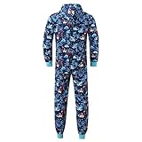 Weihnachts Jumpsuit Weihnachts Pyjama Familie, Pyjamas Lange, Weihnachts Elch Overall Familie Weihnachten Pyjamas Jumpsuit Hoodie mit Reißverschluss Kapuze Schlafanzüge Hausanzug für die F