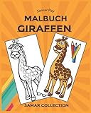 Giraffen Malbuch: Mein erstes großes Buch mit einfachen pädagogischen Malvorlagen von giraffen |Tiere malbuch für Kinder ab 3 Jahren-Geschenke für 3 Jahre alte Mädchen und Jung