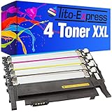 Tito-Express PlatinumSerie 4 Laser-Toner XXL kompatibel mit Samsung CLT-406S CLP-360 Xpress C410W C460FW SL-C460W C467W CLP-360N 360ND 365 365W CLX-3300 3305 3305FN 3305FW 3305W