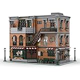 Xshion Modular Haus Bausteine, MOC-79570 Modular Building Kaufhaus, 3-Etagen Klemmbausteine Architektur Spielzeug, 4642 Tile Haus Modell Erwachsene Kompatibel mit Leg