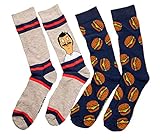 Bob's Burgers Herren 2er-Pack Crew Sock