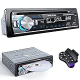DAZZMO Autoradio mit CD Bluetooth,RDS /FM Autoradio mit Bluetooth Freisprecheinrichtung 1 DIN Autoradio 2 USB Anschlüsse/ Player/FM Radio,